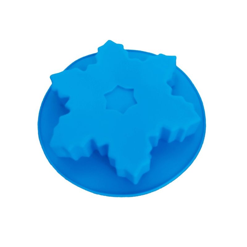 Casa si Gradina - Bucatarie si vesela - Ustensile bucatarie - Forme prajituri - Forma silicon, pentru tarta, Fulg de nea, 22 cm 143COF - Infinity.ro