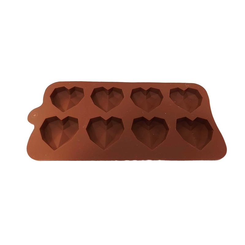 Casa si Gradina - Bucatarie si vesela - Ustensile bucatarie - Forme prajituri - Forma silicon pentru prajituri, 8 Inimioare, 178COF - Infinity.ro