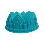 Casa si Gradina - Bucatarie si vesela - Ustensile bucatarie - Forme prajituri - Forma din silicon pentru chec, cozonac pane, Blat tort, Albastru, 22 cm , 279COF - Infinity.ro