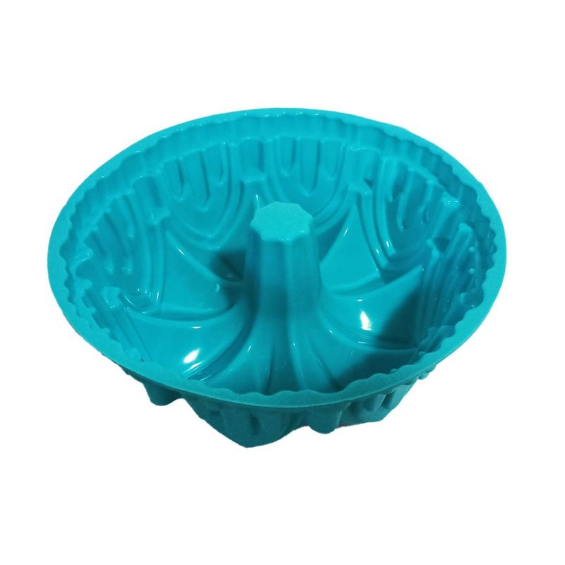 Casa si Gradina - Bucatarie si vesela - Ustensile bucatarie - Forme prajituri - Forma din silicon pentru chec, cozonac pane, Blat tort, Albastru, 22 cm , 279COF - Infinity.ro