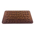 Casa si Gradina - Bucatarie si vesela - Ustensile bucatarie - Forme prajituri - Forma silicon pentru prajituri, Numere din ciocolata, 162COF - Infinity.ro