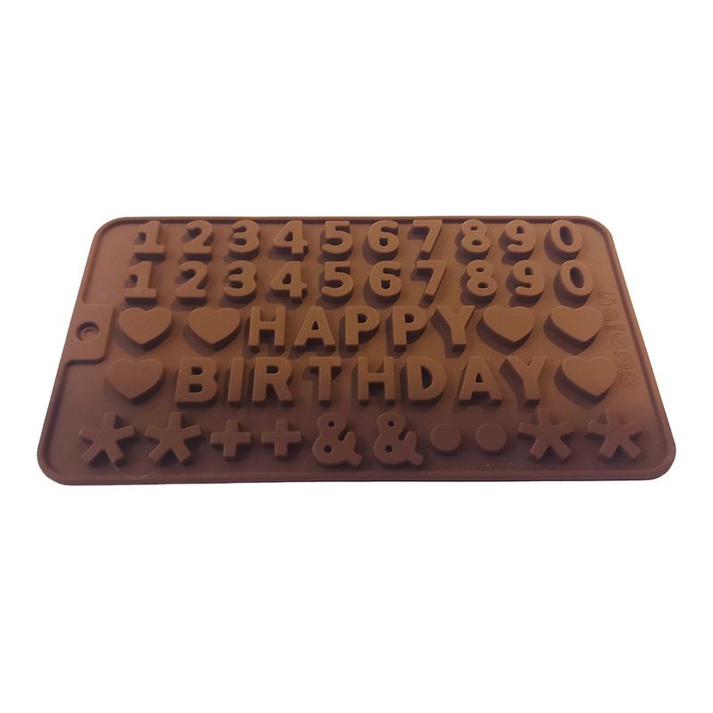 Casa si Gradina - Bucatarie si vesela - Ustensile bucatarie - Forme prajituri - Forma silicon pentru prajituri, Numere din ciocolata, 162COF - Infinity.ro