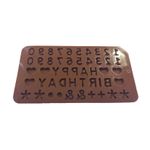 Casa si Gradina - Bucatarie si vesela - Ustensile bucatarie - Forme prajituri - Forma silicon pentru prajituri, Numere din ciocolata, 162COF - Infinity.ro