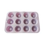 Casa si Gradina - Bucatarie si vesela - Ustensile bucatarie - Forme prajituri - Forma silicon 12 cavitati, Pentru prajituri, Briose, Mov, 29 cm, 230COF - Infinity.ro