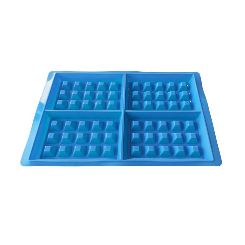 Casa si Gradina - Bucatarie si vesela - Ustensile bucatarie - Forme prajituri - Forma silicon 4 cavitati, Pentru Grofe, Albastru, 28 cm, 234COF - Infinity.ro