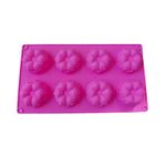 Casa si Gradina - Bucatarie si vesela - Ustensile bucatarie - Forme prajituri - Forma silicon pentru prajituri, 8 cavitati, Floral, 151COF - Infinity.ro