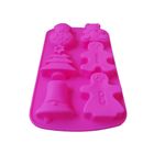 Casa si Gradina - Bucatarie si vesela - Ustensile bucatarie - Forme prajituri - Forma silicon pentru prajituri, 6 cavitati, Sarbatori de iarna, 153COF - Infinity.ro