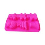 Casa si Gradina - Bucatarie si vesela - Ustensile bucatarie - Forme prajituri - Forma silicon pentru prajituri, 6 cavitati, Sarbatori de iarna, 153COF - Infinity.ro