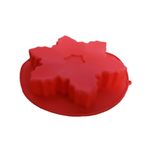 Casa si Gradina - Bucatarie si vesela - Ustensile bucatarie - Forme prajituri - Forma silicon, pentru tarta, Fulg de nea, 22 cm 142COF - Infinity.ro