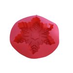 Casa si Gradina - Bucatarie si vesela - Ustensile bucatarie - Forme prajituri - Forma silicon, pentru tarta, Fulg de nea, 22 cm 142COF - Infinity.ro