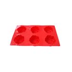 Casa si Gradina - Bucatarie si vesela - Ustensile bucatarie - Forme prajituri - Forma din silicon pentru prajituri, Trandafiri, 6 cavitati, 81COF-1 - Infinity.ro