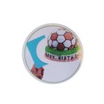 Casa si Gradina - Bucatarie si vesela - Ustensile bucatarie - Ustensile ornare prajituri - Sablon pentru decorare torturi, Turcoaz, 17 cm, 382COF - Infinity.ro