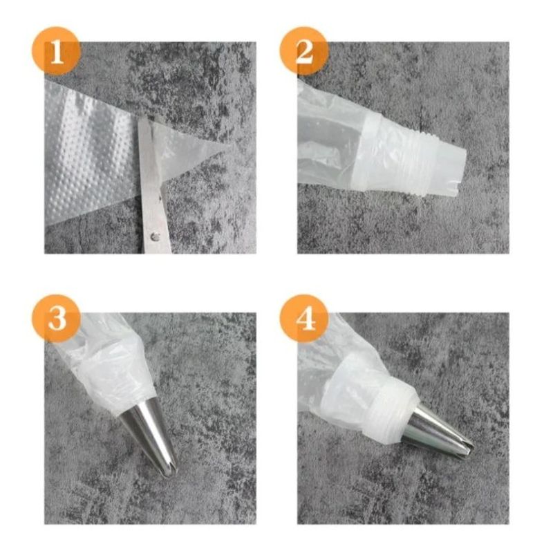 Casa si Gradina - Bucatarie si vesela - Ustensile bucatarie - Ustensile ornare prajituri - Set 100 de posuri, plastic, 32 cm, 300COF - Infinity.ro