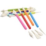 Casa si Gradina - Bucatarie si vesela - Ustensile bucatarie - Ustensile ornare prajituri - Set 9 Instrumente de modelat pentru cofetarie, Multicolor, 17 cm, 369COF - Infinity.ro