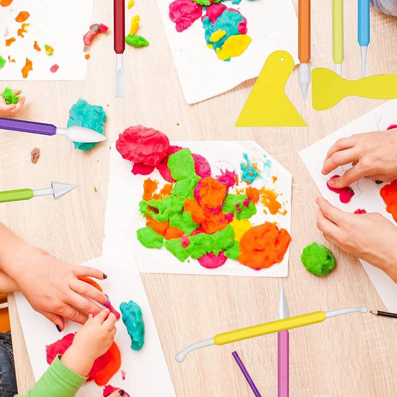 Casa si Gradina - Bucatarie si vesela - Ustensile bucatarie - Ustensile ornare prajituri - Set 9 Instrumente de modelat pentru cofetarie, Multicolor, 17 cm, 369COF - Infinity.ro