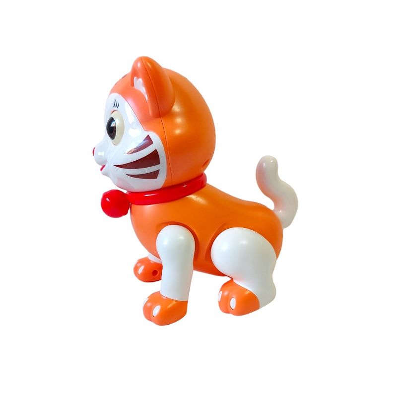 Jucarii, Copii si Bebe - Jucarii si jocuri - Jucarii & jocuri educative - Jucarii interactive - Tigru cu lumina intermitenta, merge si lumineaza, Portocaliu, 17134SX - Infinity.ro