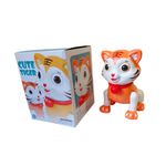 Jucarii, Copii si Bebe - Jucarii si jocuri - Jucarii & jocuri educative - Jucarii interactive - Tigru cu lumina intermitenta, merge si lumineaza, Portocaliu, 17134SX - Infinity.ro