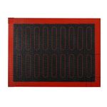 Casa si Gradina - Bucatarie si vesela - Ustensile bucatarie - Forme prajituri - Covoras microforat pentru copt eclere, foaie antiaderenta, 40x30 cm, 18 Eclere,  Maro, 397COF - Infinity.ro