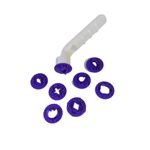 Casa si Gradina - Bucatarie si vesela - Ustensile bucatarie - Forme prajituri - Set decupatoare Fondant, 9  piese, pentru cofetarie si patiserie, Mov, 368COF - Infinity.ro