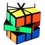 Jucarii, Copii si Bebe - Jucarii si jocuri - Jucarii & jocuri educative - Jocuri de memorie si inteligenta - Cub Magic 3x3 Moyu MFSQ1  black, 118CUB-1 - Infinity.ro
