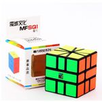 Jucarii, Copii si Bebe - Jucarii si jocuri - Jucarii & jocuri educative - Jocuri de memorie si inteligenta - Cub Magic 3x3 Moyu MFSQ1  black, 118CUB-1 - Infinity.ro