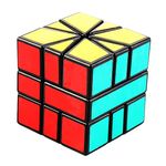 Jucarii, Copii si Bebe - Jucarii si jocuri - Jucarii & jocuri educative - Jocuri de memorie si inteligenta - Cub Magic 3x3 Moyu MFSQ1  black, 118CUB-1 - Infinity.ro