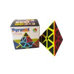 Jucarii, Copii si Bebe - Jucarii si jocuri - Jucarii & jocuri educative - Jocuri de memorie si inteligenta - Cub Magic Pyraminx 3x3x3, Fanxin, Fibra de carbon, 503CUB - Infinity.ro