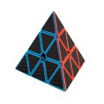 Jucarii, Copii si Bebe - Jucarii si jocuri - Jucarii & jocuri educative - Jocuri de memorie si inteligenta - Cub Magic Pyraminx 3x3x3, Fanxin, Fibra de carbon, 503CUB - Infinity.ro