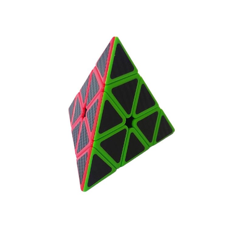 Jucarii, Copii si Bebe - Jucarii si jocuri - Jucarii & jocuri educative - Jocuri de memorie si inteligenta - Cub Magic Pyraminx 3x3x3, Fanxin, Fibra de carbon, 503CUB - Infinity.ro
