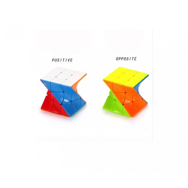 Jucarii, Copii si Bebe - Jucarii si jocuri - Jucarii & jocuri educative - Jocuri de memorie si inteligenta - Cub Magic 3x3x3, Fanxin Twisty, Multicolor, 488CUB - Infinity.ro