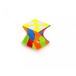 Jucarii, Copii si Bebe - Jucarii si jocuri - Jucarii & jocuri educative - Jocuri de memorie si inteligenta - Cub Magic 3x3x3, Fanxin Twisty, Multicolor, 488CUB - Infinity.ro