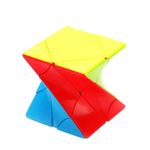 Jucarii, Copii si Bebe - Jucarii si jocuri - Jucarii & jocuri educative - Jocuri de memorie si inteligenta - Cub Magic 3x3x3, FanXin Skewb Twisty, Multicolor, 487CUB - Infinity.ro