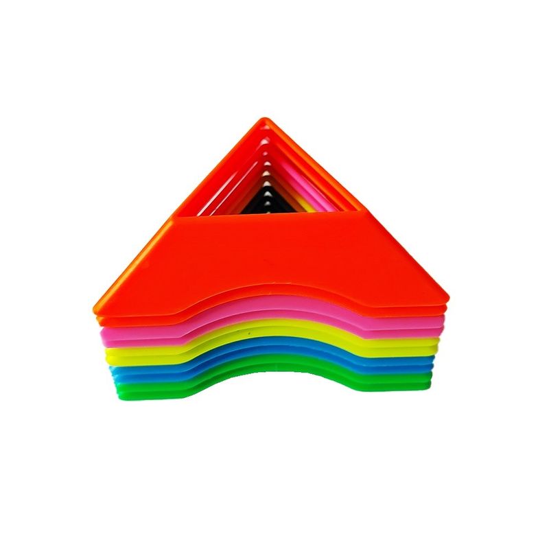 Jucarii, Copii si Bebe - Jucarii si jocuri - Jucarii & jocuri educative - Jocuri de memorie si inteligenta - Set 10 Suporti universali pentru cuburi, toate marcile si dimensiunile Magic Cub, Multicolor, 436CUB-1 - Infinity.ro