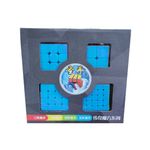 Jucarii, Copii si Bebe - Jucarii si jocuri - Jucarii & jocuri educative - Jocuri de memorie si inteligenta - Set Cub Magic Shengshou Legend 4 in 1, Stickerless, 472CUB-1 - Infinity.ro