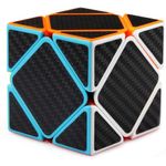 Jucarii, Copii si Bebe - Jucarii si jocuri - Jucarii & jocuri educative - Jocuri de memorie si inteligenta - Cub Magic Yisheng  Skewb, Fibra de carbon, Black, 220CUB-1 - Infinity.ro