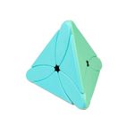 Jucarii, Copii si Bebe - Jucarii si jocuri - Jucarii & jocuri educative - Jocuri de memorie si inteligenta - Cub Magic MoYu Maple Leaf Pyraminx macaron, Stickerless, 404CUB-1 - Infinity.ro