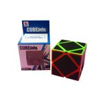 Jucarii, Copii si Bebe - Jucarii si jocuri - Jucarii & jocuri educative - Jocuri de memorie si inteligenta - Cub Magic Yisheng  Skewb, Fibra de carbon, Black, 220CUB-1 - Infinity.ro