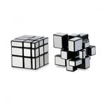 Jucarii, Copii si Bebe - Jucarii si jocuri - Jucarii & jocuri educative - Jocuri de memorie si inteligenta - Cub Magic Mirror 3x3x3  Moyu silver, 28CUB-1 - Infinity.ro