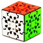 Jucarii, Copii si Bebe - Jucarii si jocuri - Jucarii & jocuri educative - Jocuri de memorie si inteligenta - Cub Magic KungFu Yumo Gear Cube  Stickerless, 193CUB-1 - Infinity.ro
