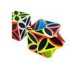 Jucarii, Copii si Bebe - Jucarii si jocuri - Jucarii & jocuri educative - Jocuri de memorie si inteligenta - Cub Magic Jiehui Clover, Stikere din fibra de carbon, 219CUB-1 - Infinity.ro