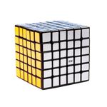 Jucarii, Copii si Bebe - Jucarii si jocuri - Jucarii & jocuri educative - Jocuri de memorie si inteligenta - Cub Magic 6x6x6, QiYi QiFan W SpeedCube, Black, 466CUB-1 - Infinity.ro