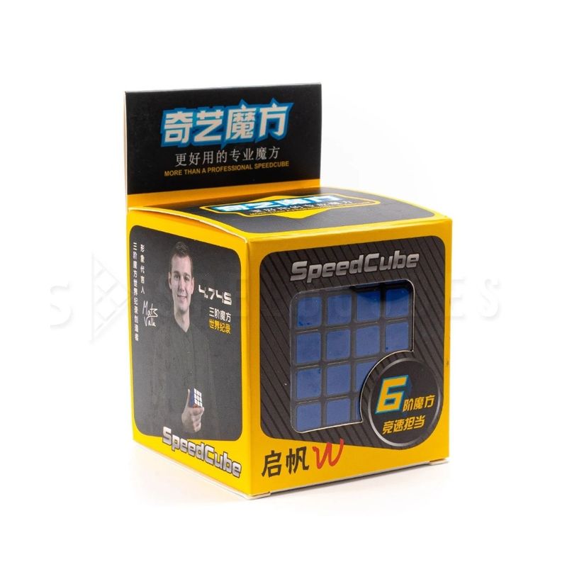 Jucarii, Copii si Bebe - Jucarii si jocuri - Jucarii & jocuri educative - Jocuri de memorie si inteligenta - Cub Magic 6x6x6, QiYi QiFan W SpeedCube, Black, 466CUB-1 - Infinity.ro