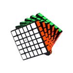 Jucarii, Copii si Bebe - Jucarii si jocuri - Jucarii & jocuri educative - Jocuri de memorie si inteligenta - Cub Magic 6x6x6, QiYi QiFan W SpeedCube, Black, 466CUB-1 - Infinity.ro