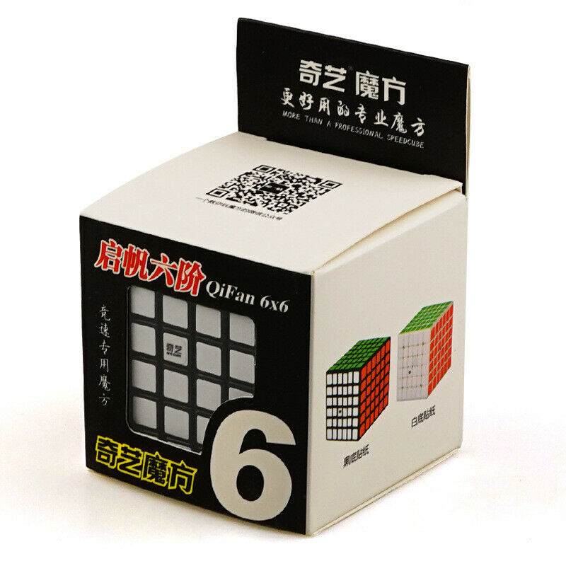 Jucarii, Copii si Bebe - Jucarii si jocuri - Jucarii & jocuri educative - Jocuri de memorie si inteligenta - Cub Magic 6x6x6 QiYi QiFan black, 137CUB-1 - Infinity.ro