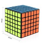 Jucarii, Copii si Bebe - Jucarii si jocuri - Jucarii & jocuri educative - Jocuri de memorie si inteligenta - Cub Magic 6x6x6 MoYu Black, 44CUB-1 - Infinity.ro