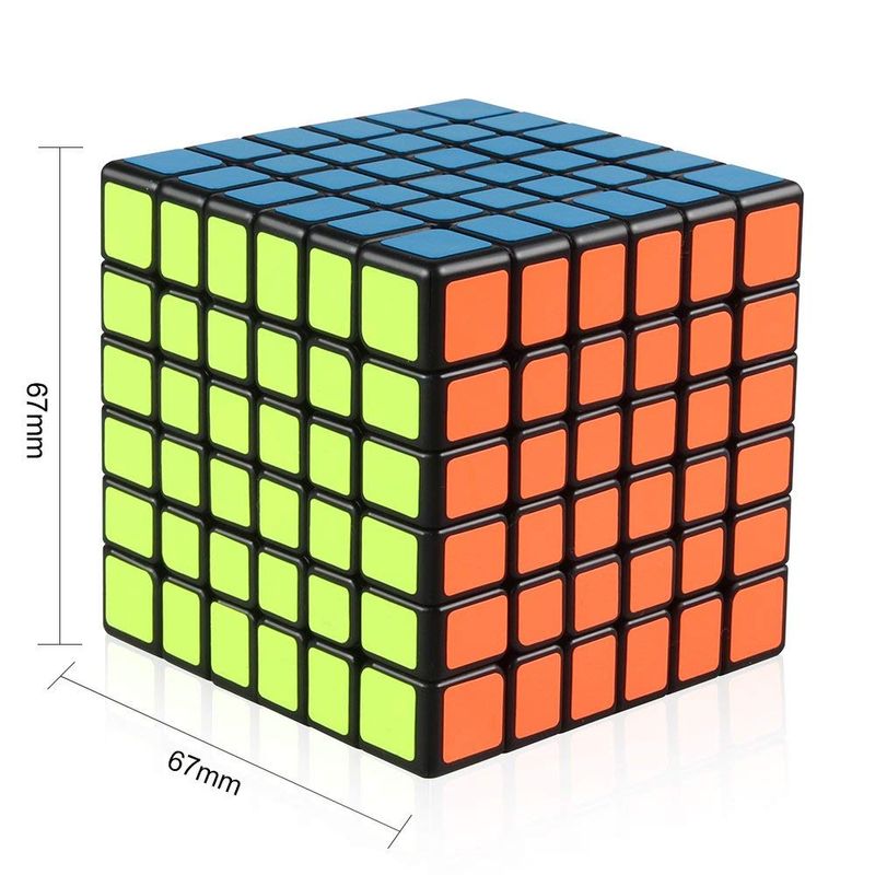 Jucarii, Copii si Bebe - Jucarii si jocuri - Jucarii & jocuri educative - Jocuri de memorie si inteligenta - Cub Magic 6x6x6 MoYu Black, 44CUB-1 - Infinity.ro