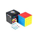 Jucarii, Copii si Bebe - Jucarii si jocuri - Jucarii & jocuri educative - Jocuri de memorie si inteligenta - Cub Magic 4x4x4, ShengShou GEM, Stickerless, 453CUB-1 - Infinity.ro