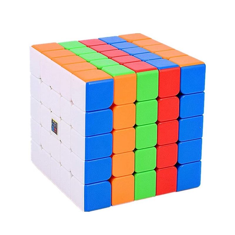 Jucarii, Copii si Bebe - Jucarii si jocuri - Jucarii & jocuri educative - Jocuri de memorie si inteligenta - Cub Magic 5x5x5 Moyu MoFang Meilong 5M magnetic, Stickerless, 363CUB-1 - Infinity.ro
