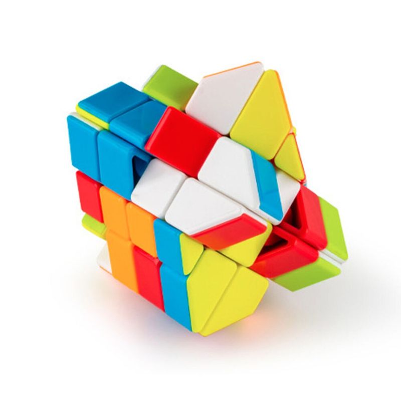 Jucarii, Copii si Bebe - Jucarii si jocuri - Jucarii & jocuri educative - Jocuri de memorie si inteligenta - Cub Magic 4x4x4 FanXin Shift Edge, Stickerless, 205CUB-1 - Infinity.ro