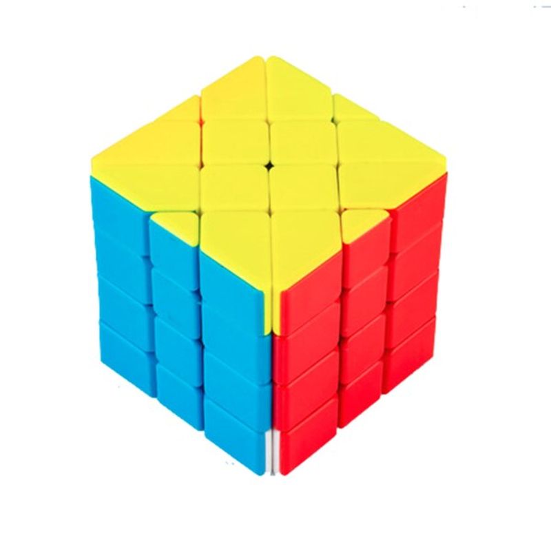 Jucarii, Copii si Bebe - Jucarii si jocuri - Jucarii & jocuri educative - Jocuri de memorie si inteligenta - Cub Magic 4x4x4 FanXin Shift Edge, Stickerless, 205CUB-1 - Infinity.ro